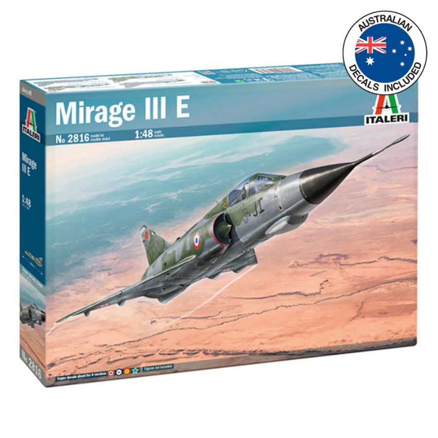 Italeri Model Kit 1:48 Mirage III E Australian Decals