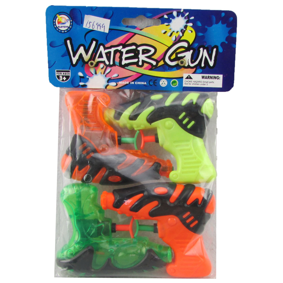 Water Pistol Mini Shots 4 Pack