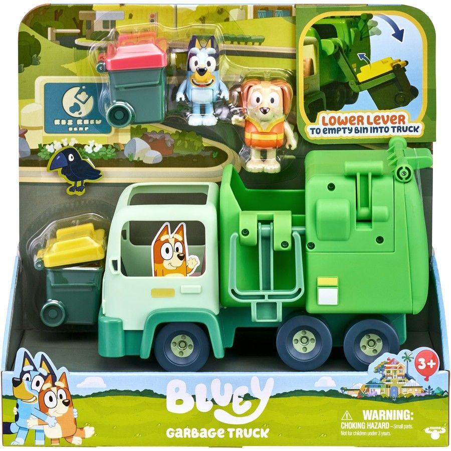Bluey Rubbish Truck With 2 Figures & Accessories