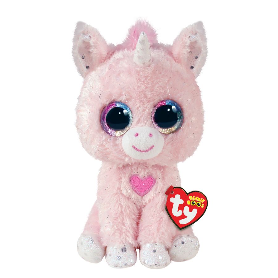 Beanie Boos Regular Plush Snookie Unicorn Pink