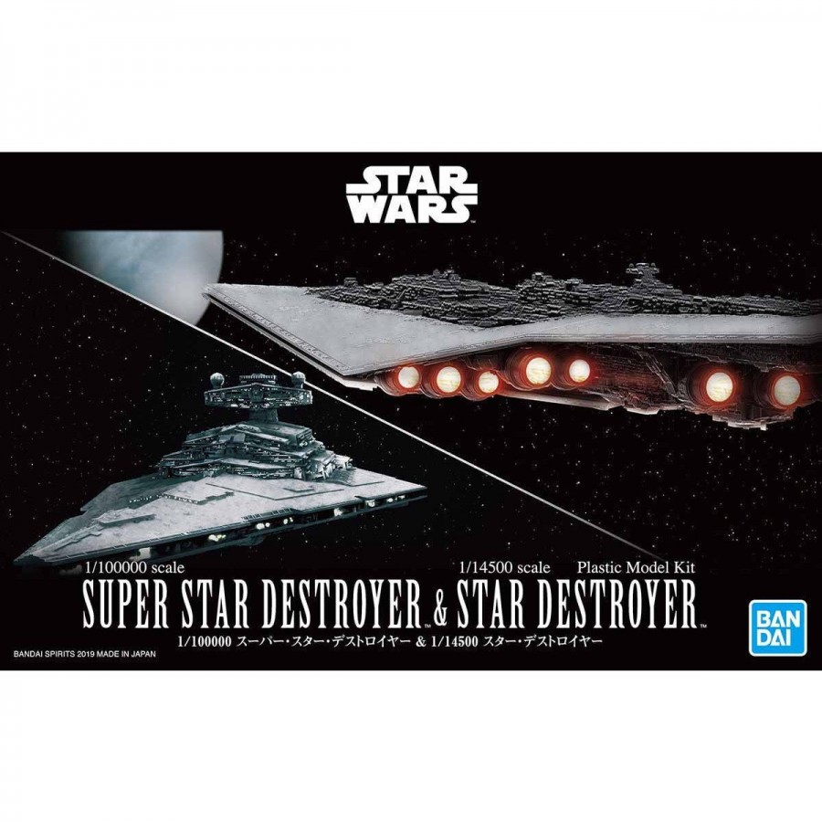 Star Wars Model Kit 1:100000 Super Star Destroyer & 1:14500 Star Destroyer