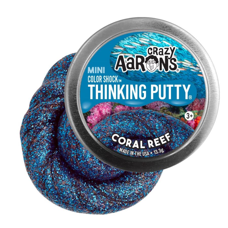 Crazy Aarons Thinking Putty Mini 5cm Tin Star Effects Assorted