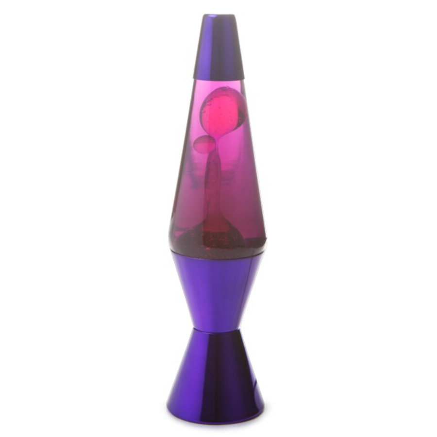 Lava Lamp Diamond Motion Metallic Purple Pink