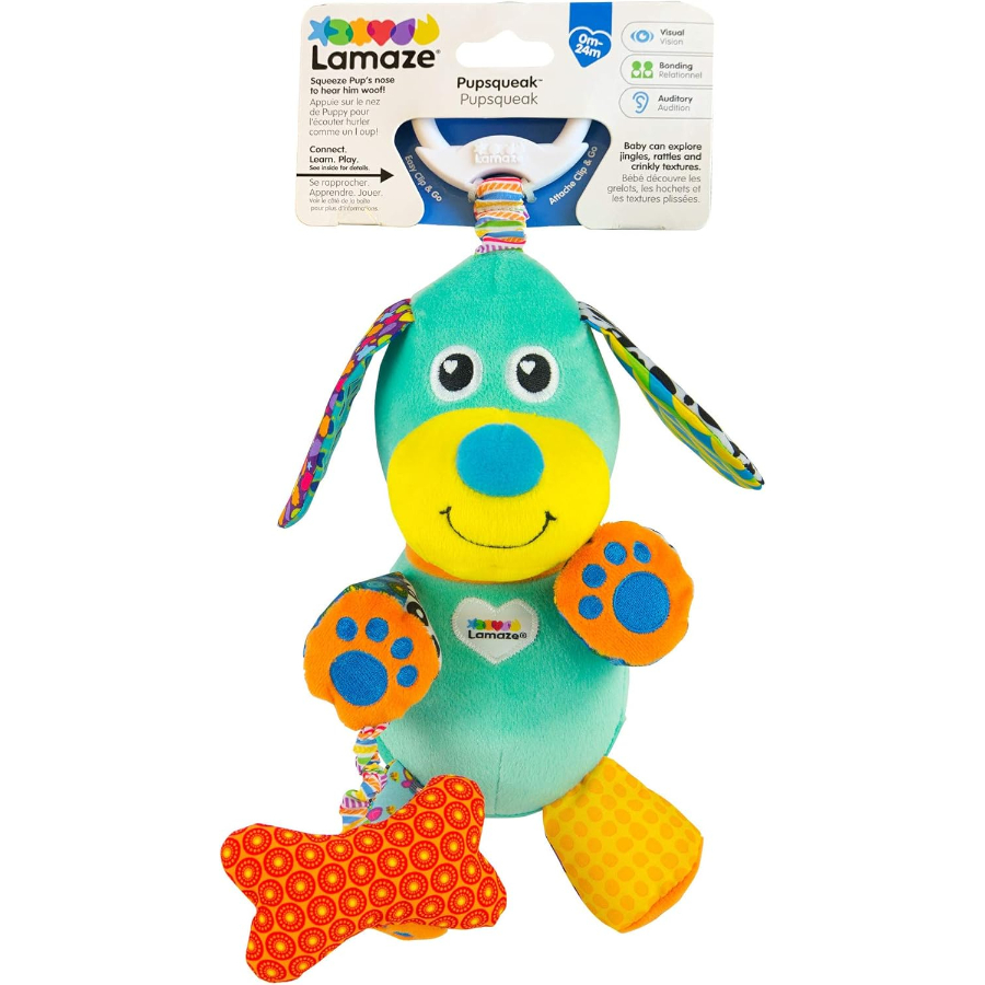 Lamaze Clip & Go Pupsqueak