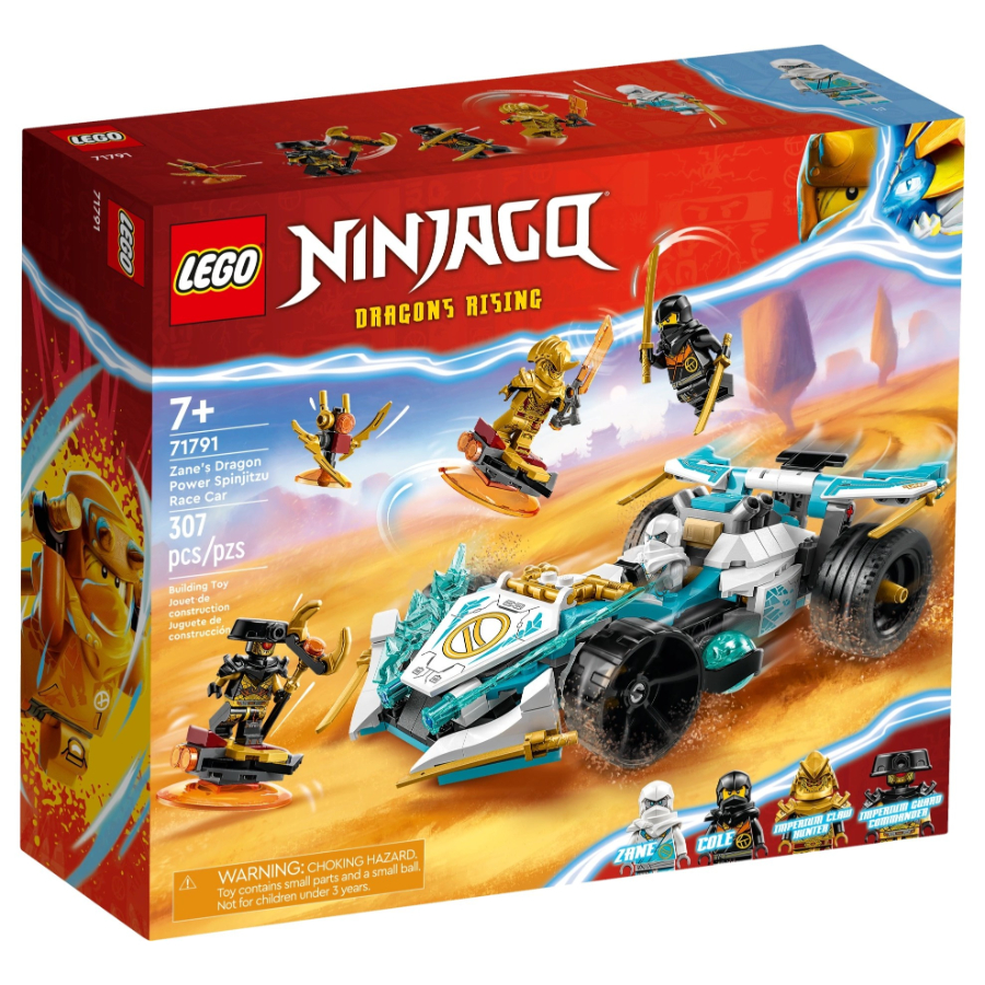 LEGO Ninjago Zanes Dragon Power Spinjitzu Race Car