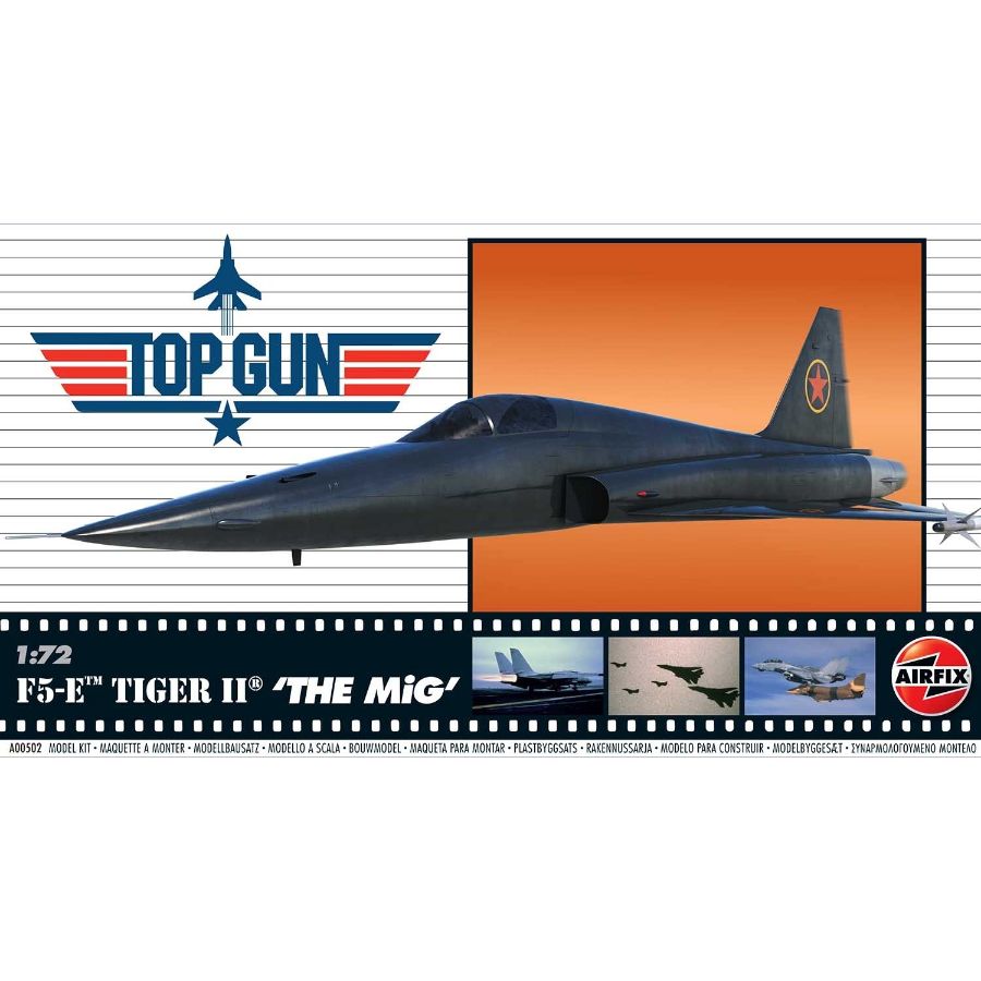 Airfix Model Kit 1:72 Top Gun F5-E Tiger II The Mig