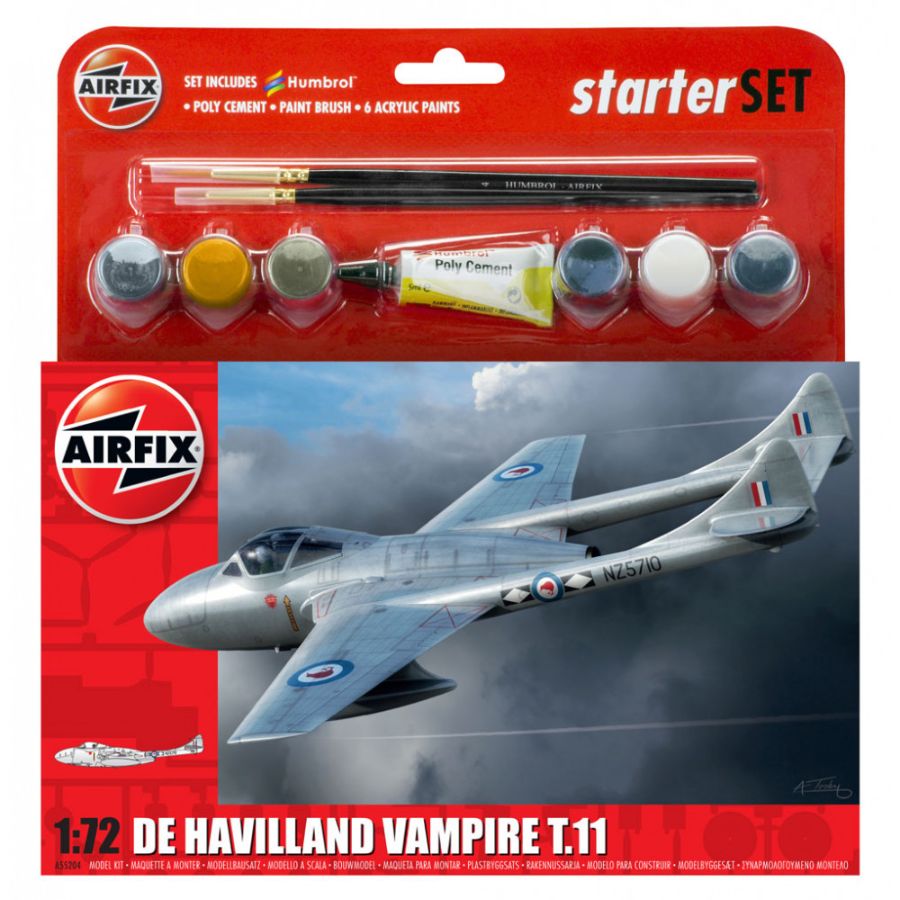 Airfix Starter Kit 1:72 DH Vampire TII