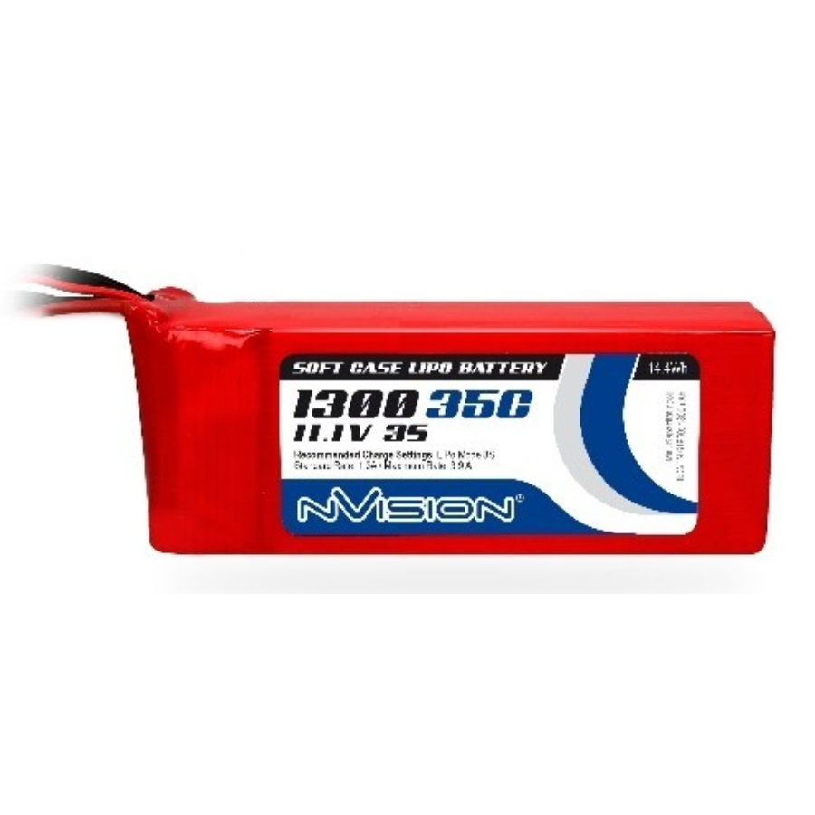 Nvision 11.1V 1300mAh 35C Lipo Battery