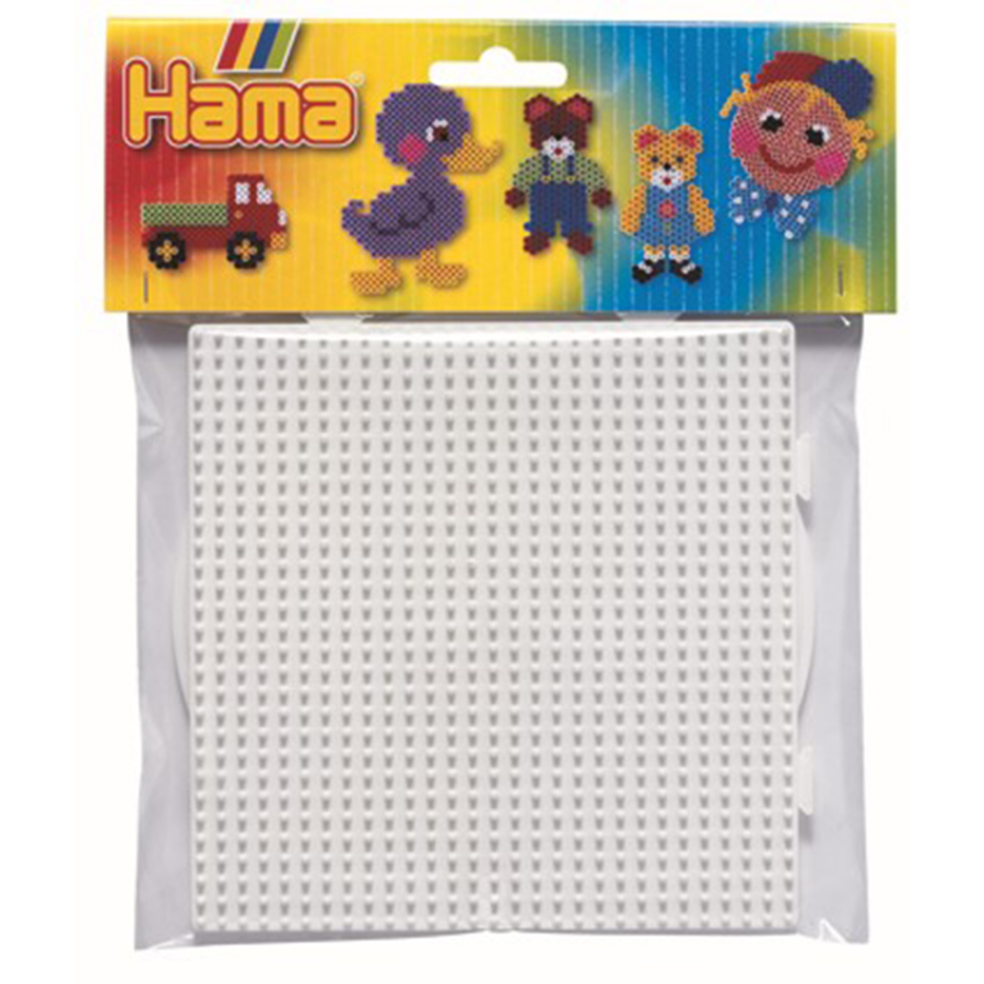 Hama Beads Peg Board 2 Pack - Large Round & Square