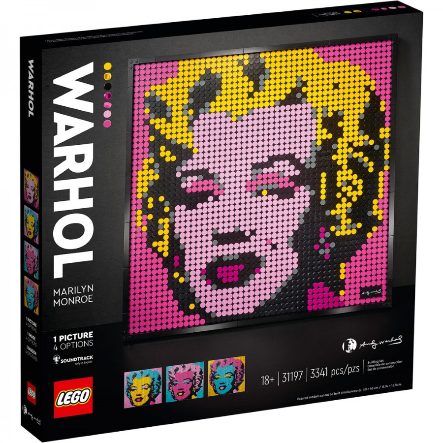 LEGO Art Andy Warhols Marilyn Monroe