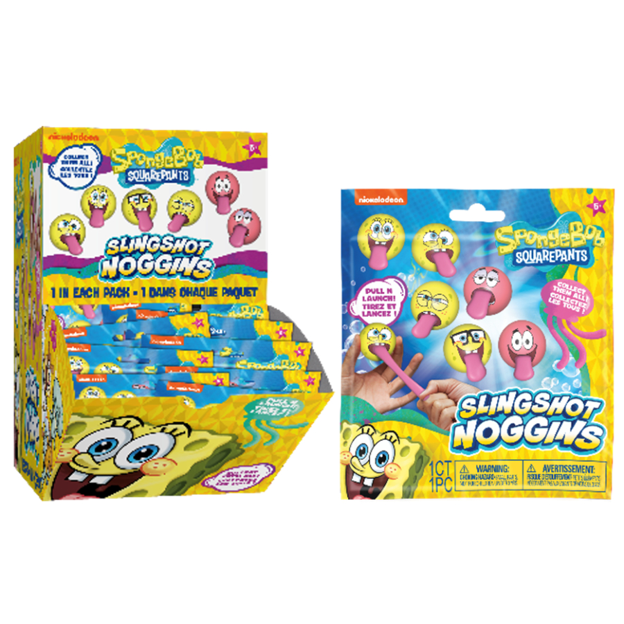 Spongebob Squarepants Slingshot Noggins Surprise Assorted