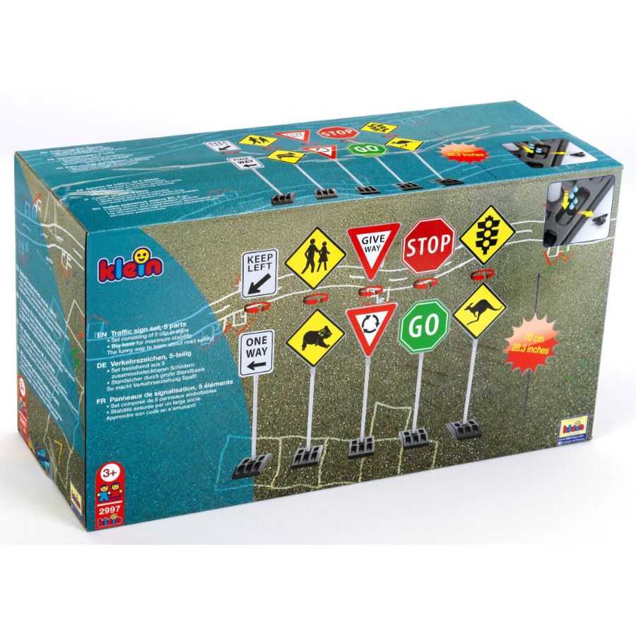 Australian Traffic Signs 70cm High 5 Pack Double Sided