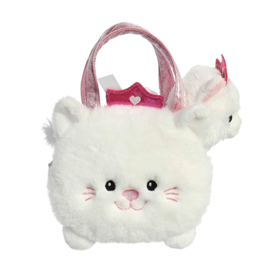 Fancy Pal Cat In White Princess Bag