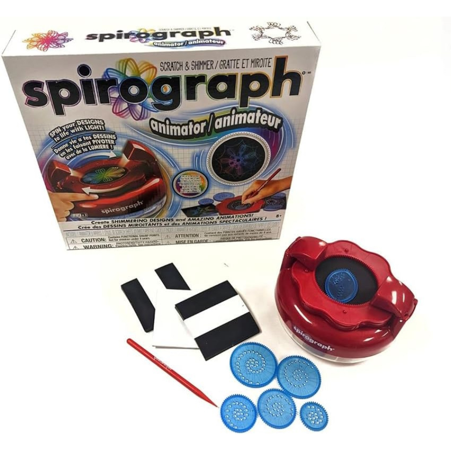 Spirograph Scratch & Shimmer Animator