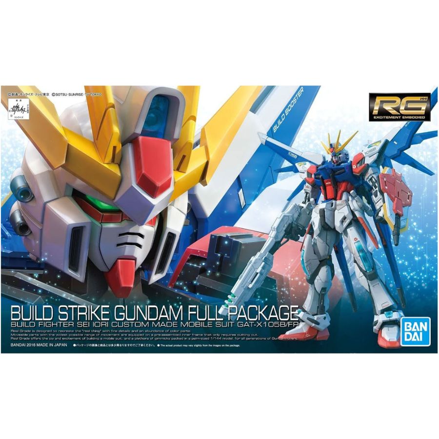 Gundam Model Kit 1:144 RG Build Strike Gundam Full Package
