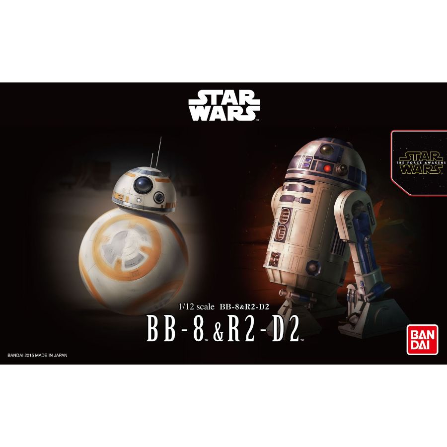 Star Wars Model Kit 1:12 BB-8 & R2-D2