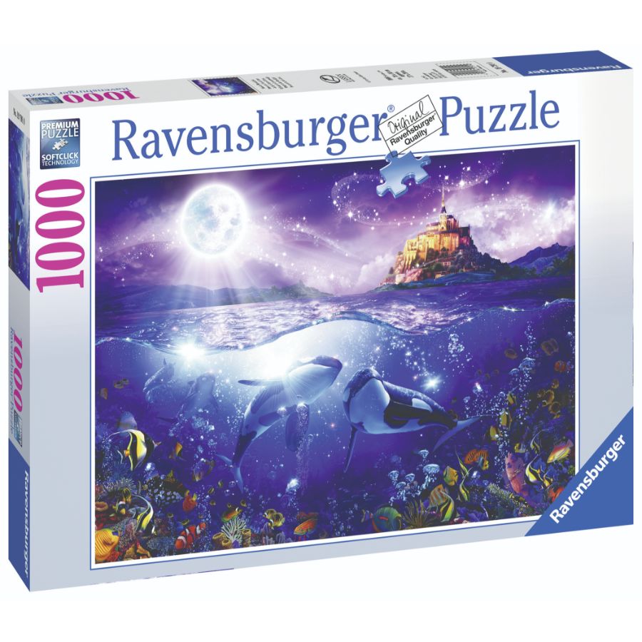 Ravensburger Puzzle 1000 Piece Whales In The Moonlight