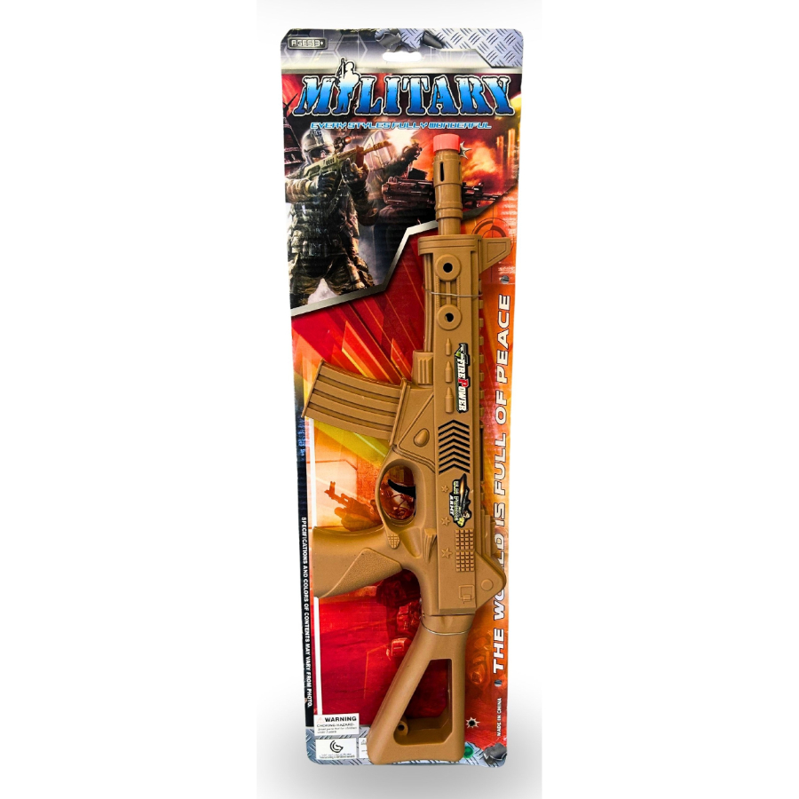 Machine Gun With Rattling Barrel Kids Toy