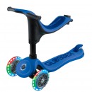 Globber 4 In 1 Go Up Sporty Scooter With Light Up Wheels Blue