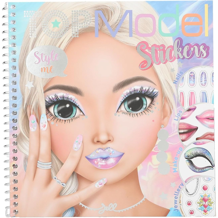 Top Model Craft Style My Face Stickers Activity Book