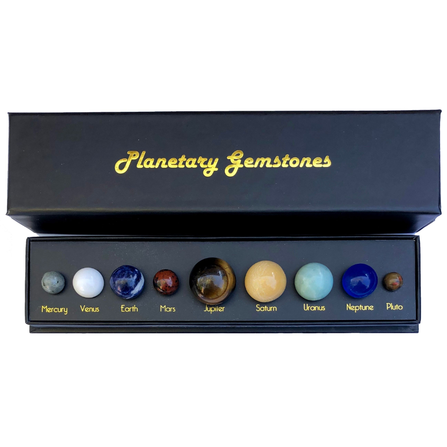 Planetary Gemstones In Display Box