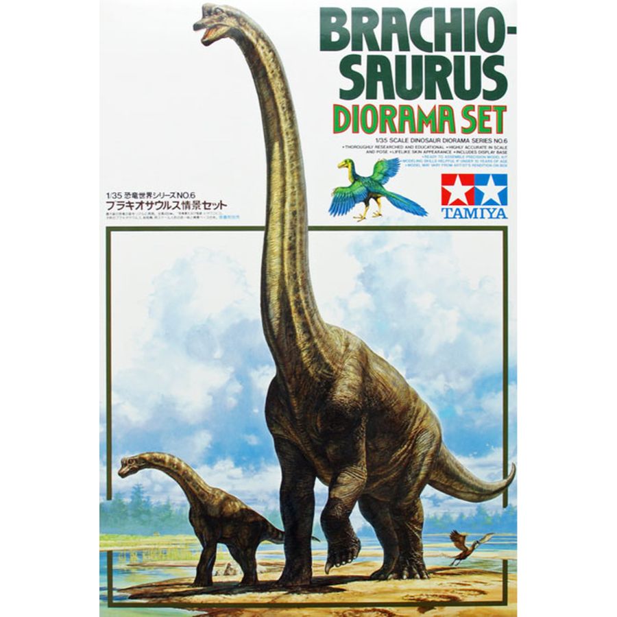 Tamiya Model Kit 1:35 Brachiosaurus Diorama
