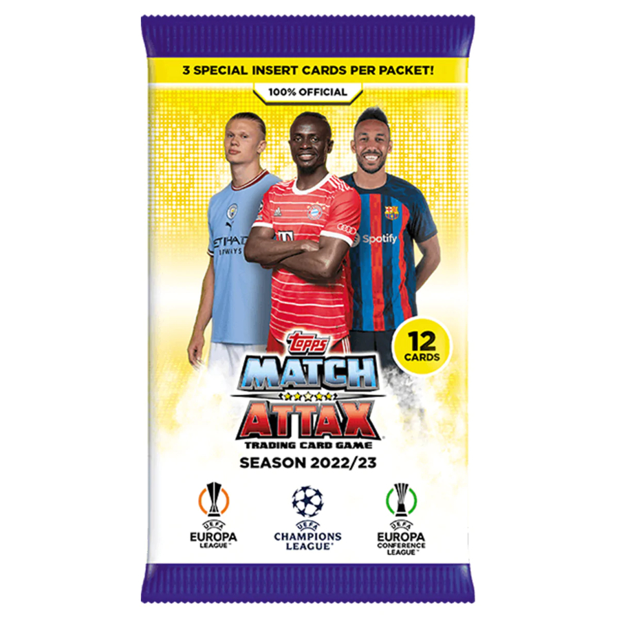 Match Attax UEFA Champions League 2022-23 Edition Trading Cards Booster Pack