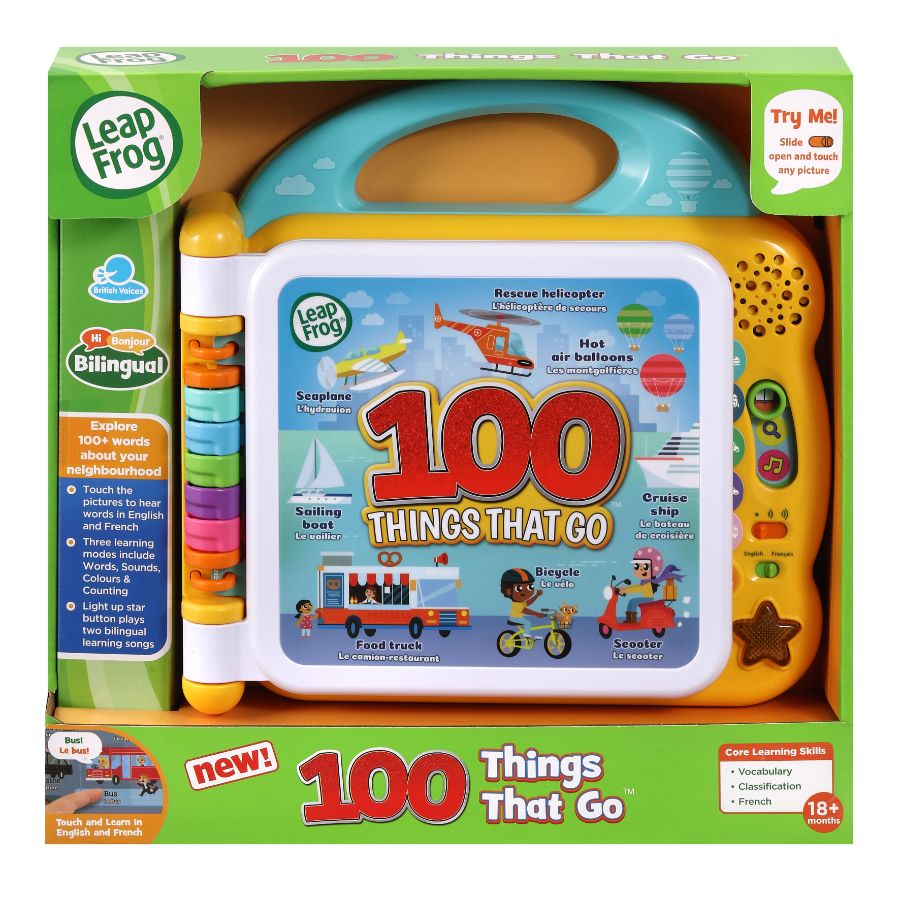 Leapfrog Learning Friends 100 Things That Go English French