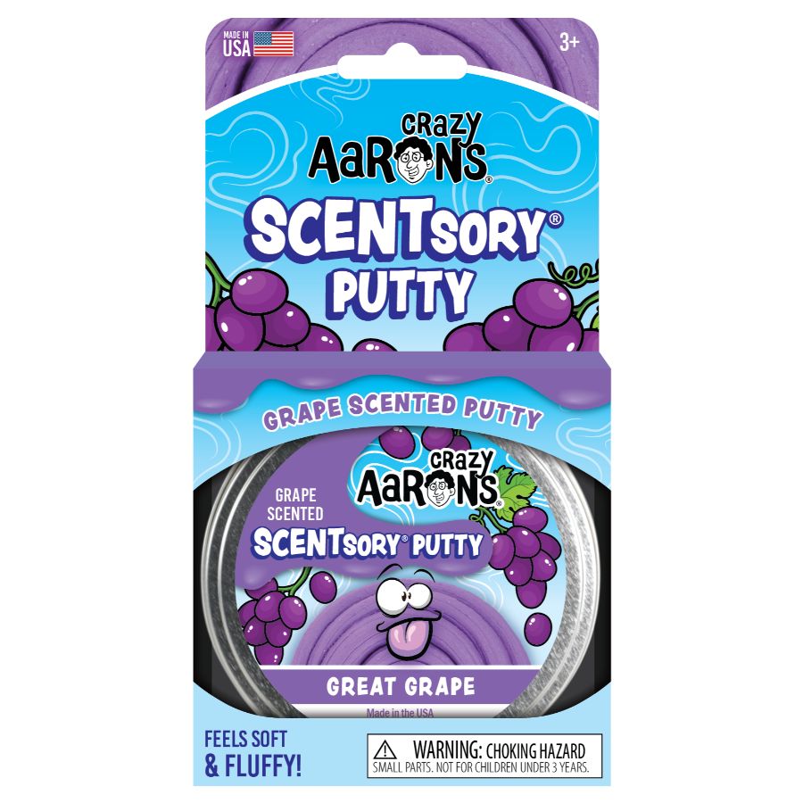 Crazy Aarons Scentsory Putty 7cm Tin Great Grape