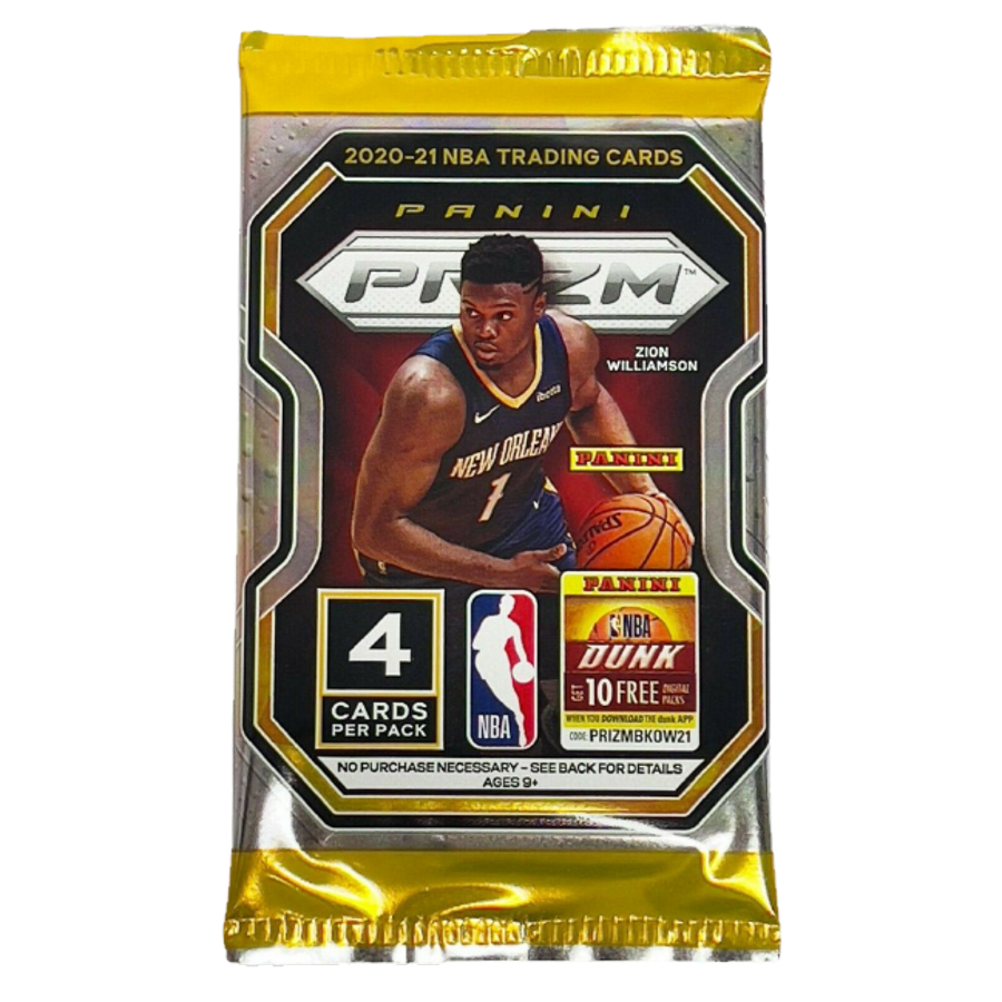 Panini NBA Prizm Basketball Cards 2020-21 Booster Pack