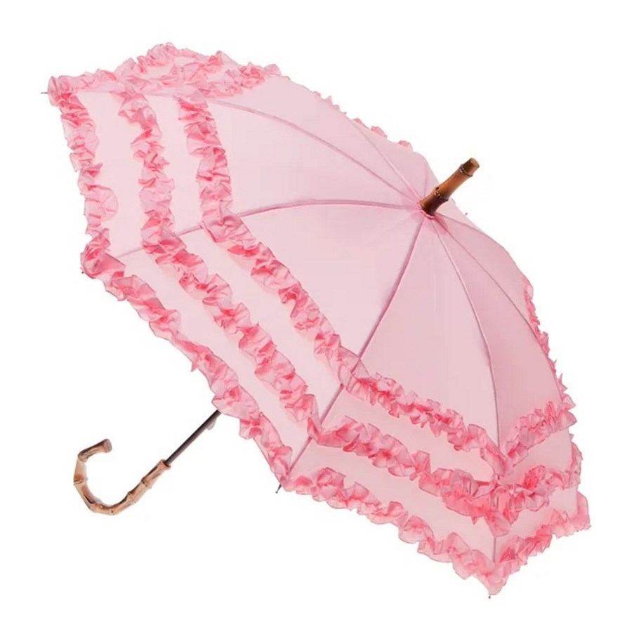 Umbrella Bambina with Frills Pink