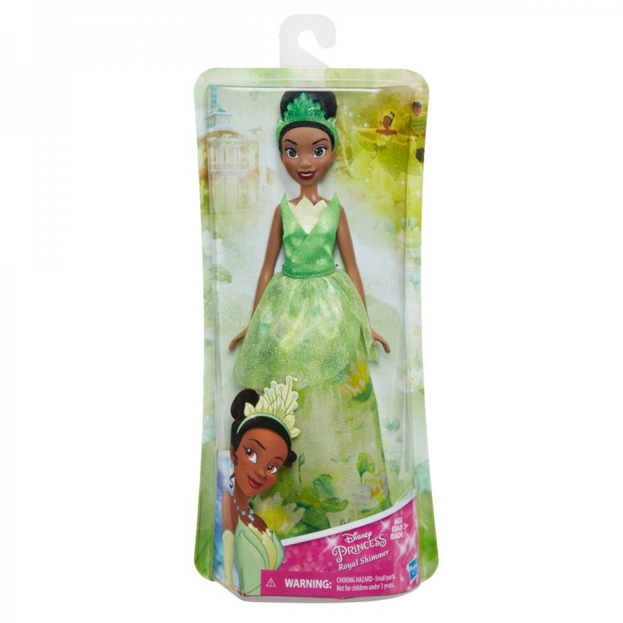 Disney Princess Royal Shimmer Tiana Doll Green Top