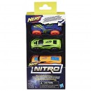 Nerf Nitro Foam Car 3 Pack Assorted
