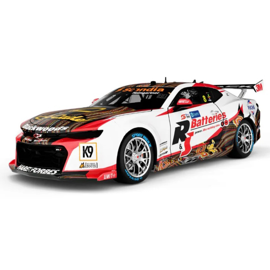 Biante Diecast 1:18 Chev Camaro Gen3 ZL1 Heimgartner 2023 Betr Darwin Triple Crown Indigenous Livery