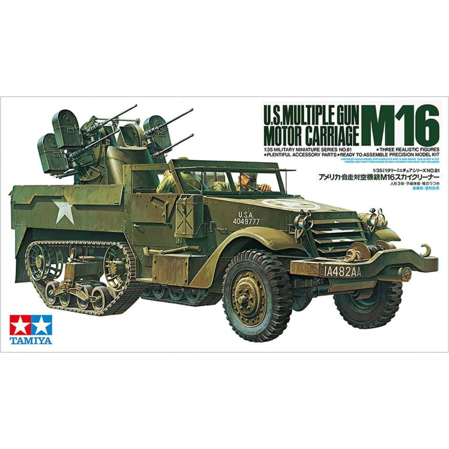 Tamiya Model Kit 1:35 US M16 Half Track