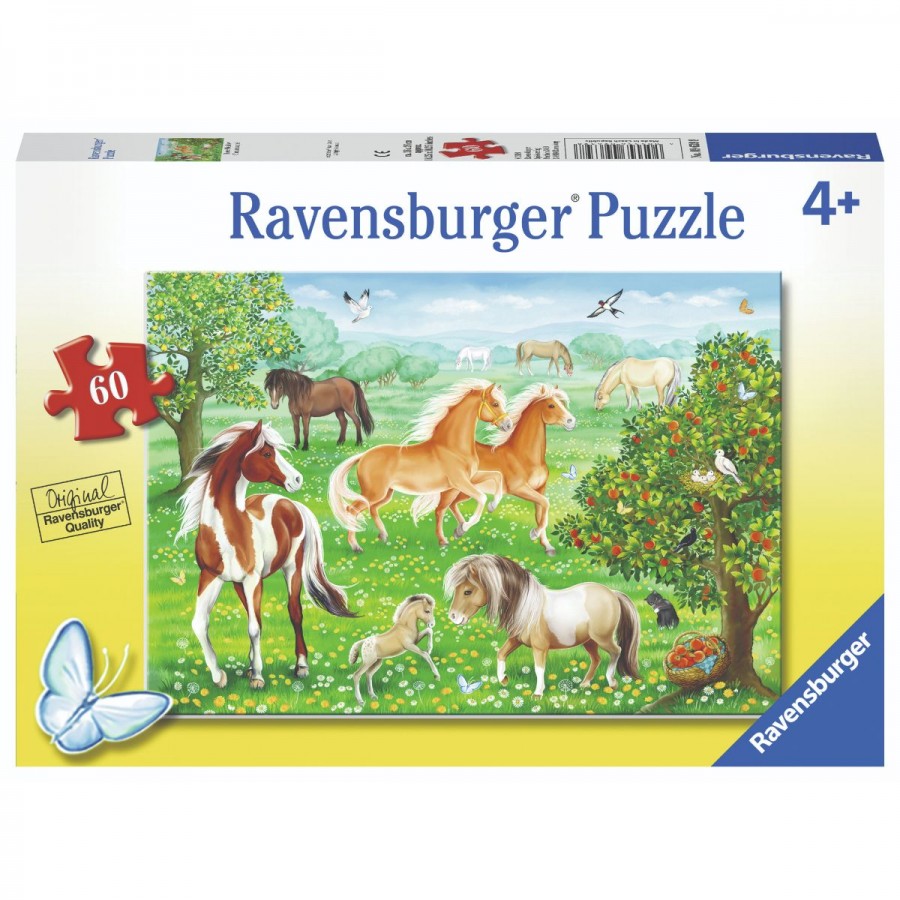 Ravensburger Puzzle 60 Piece Mustang Meadow