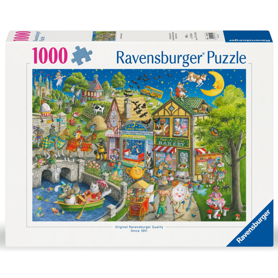 Ravensburger Puzzle 1000 Piece Mother Gooseville