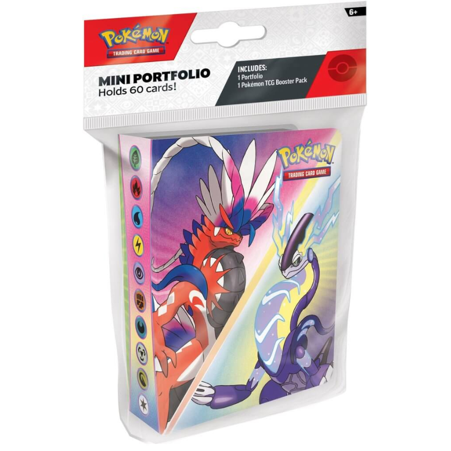 Pokemon TCG Red Purple Collectors Album With Booster Pack