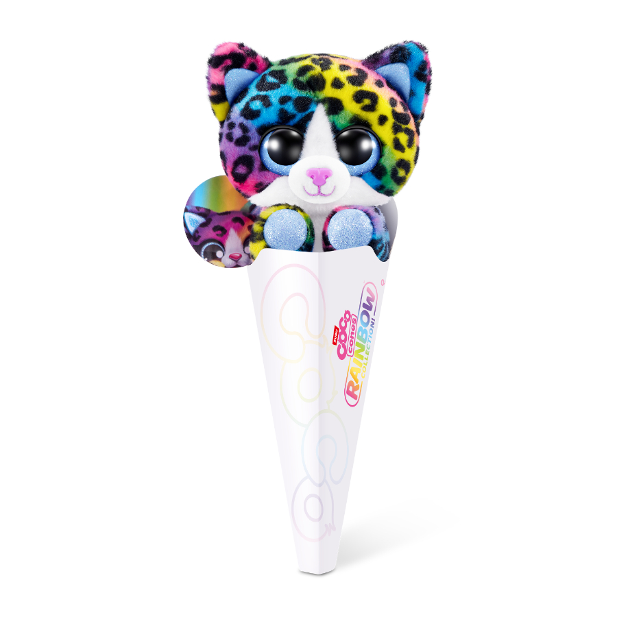 Coco Cones Plush Rainbow Assorted