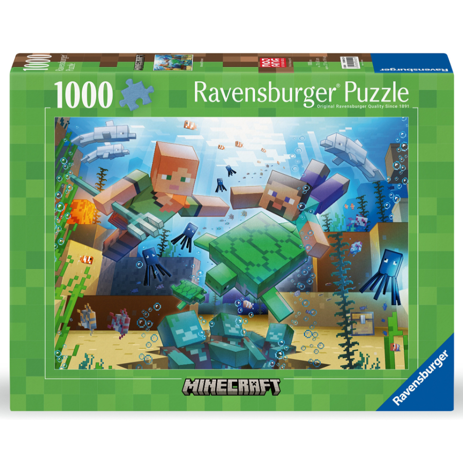 Ravensburger Puzzle Minecraft 1000 Piece Minecraft Mosaic SF
