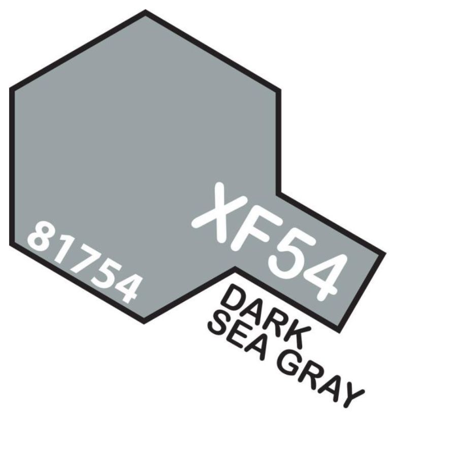 Tamiya Mini Acrylic Paint XF54 Dark Sea Grey