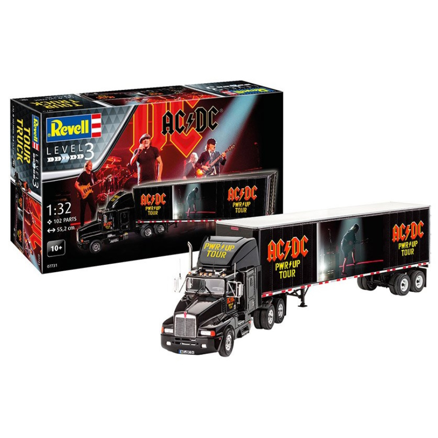 Revell Model Kit 1:32 AC DC Tour Truck & Trailer Power Up Tour