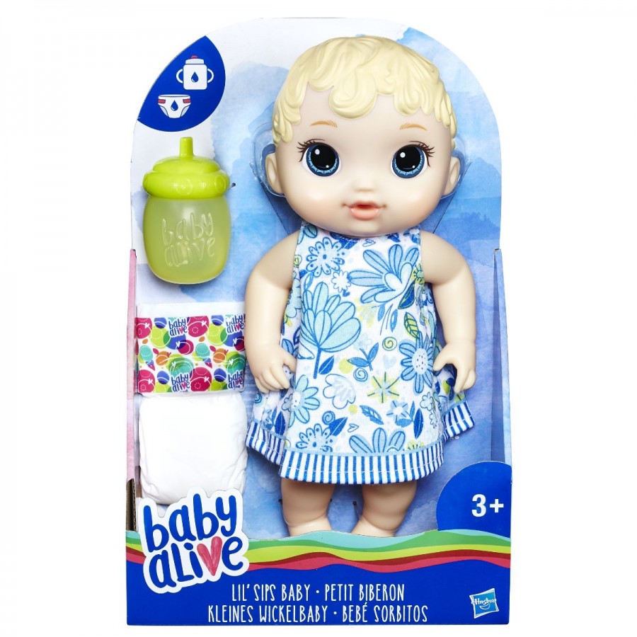 Baby Alive Lil Sips Baby Blonde