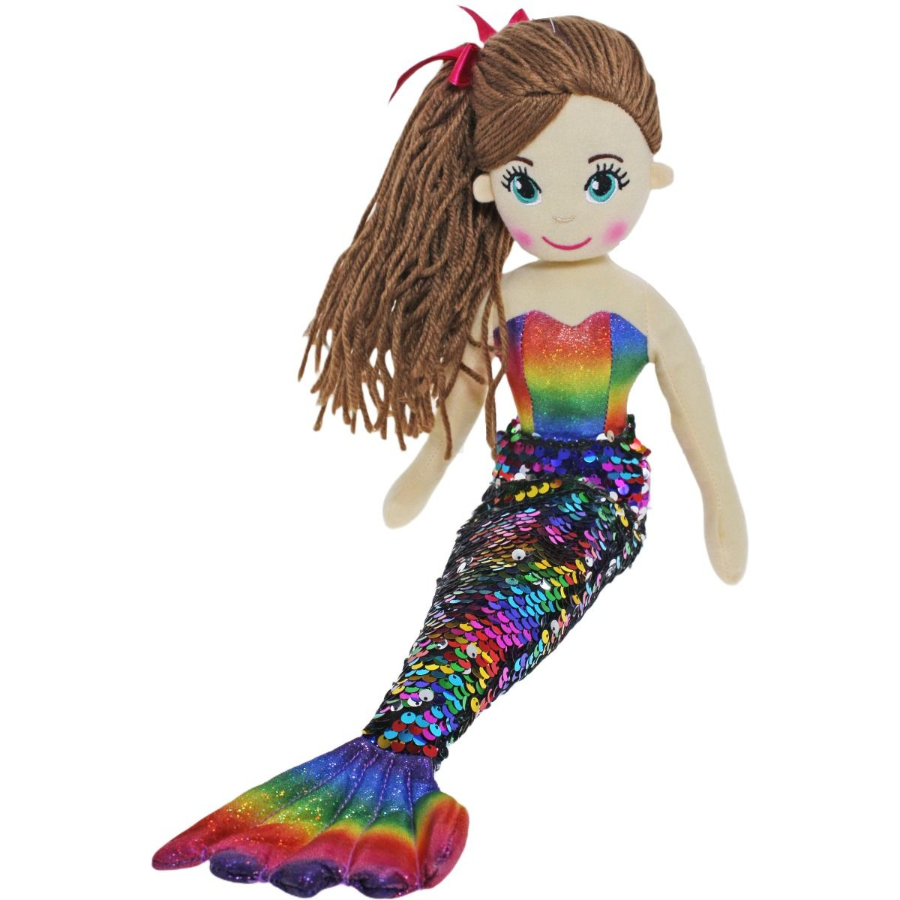 Mermaid Kim Dark Pink Rainbow