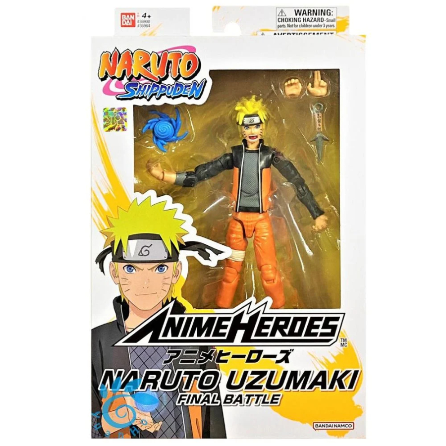 Anime Heroes Naruto Uzumaki Final Battle Figurine 16.5cm