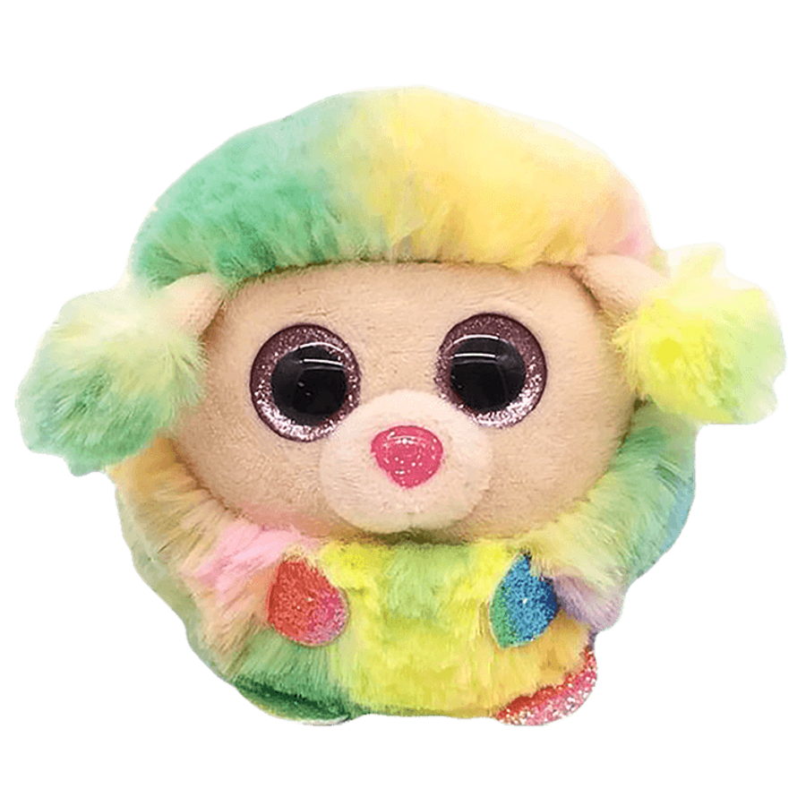 Beanie Boos Ty Puffies Rainbow Poodle