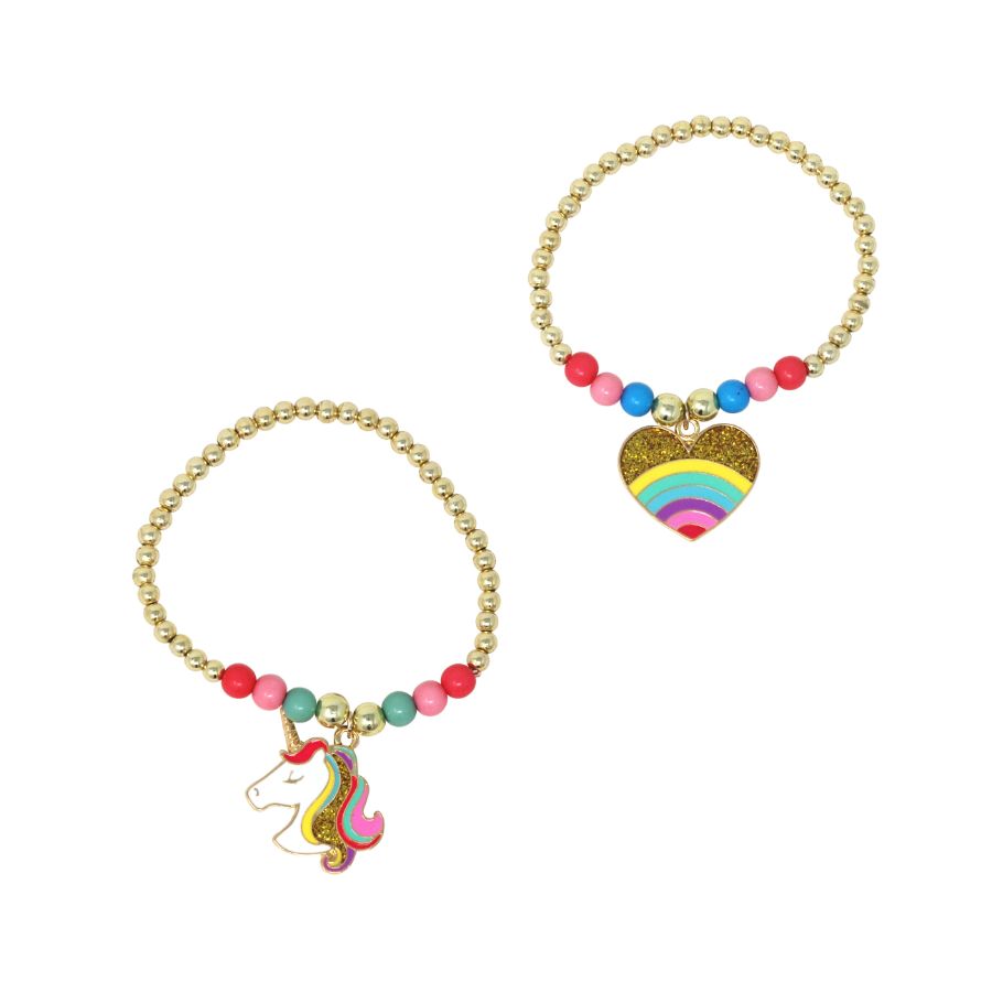 Rainbows & Unicorns Beaded Bracelet Assorted