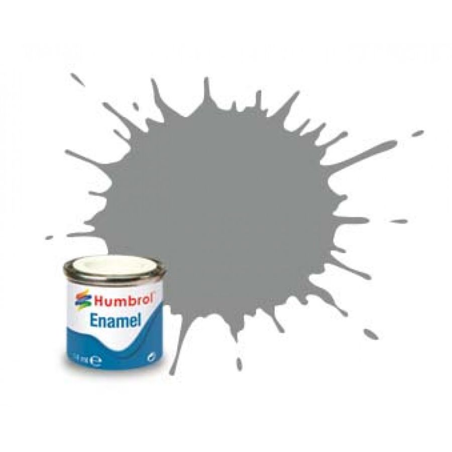 Humbrol Enamel Paint Us Medium Grey Satin