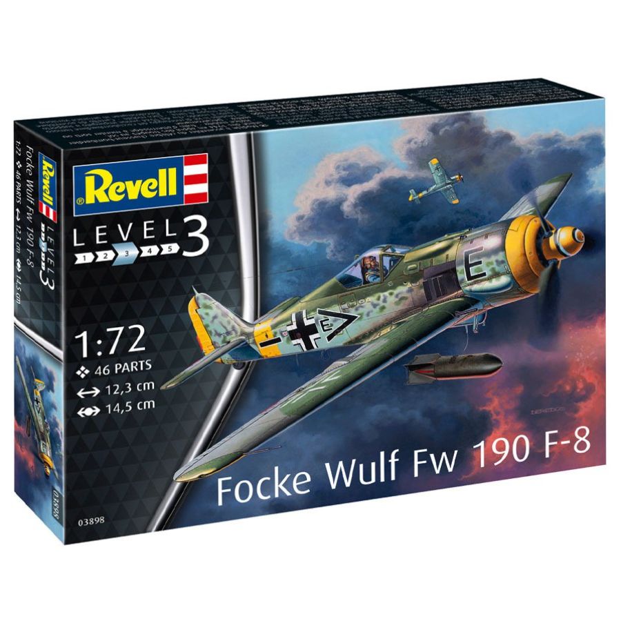Revell Model Kit 1:72 Focke Wulf FW190 F-8