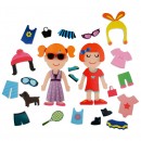 Bath Time Stickers With Bag Dressing Up